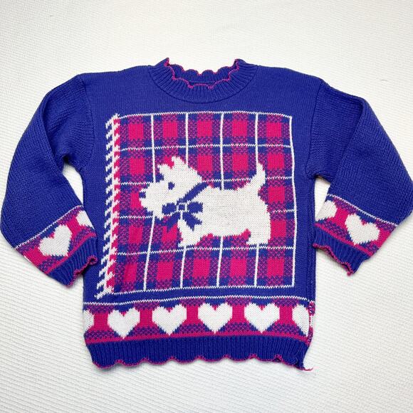 Vintage Other - Vintage Acrylic Dog Sweater